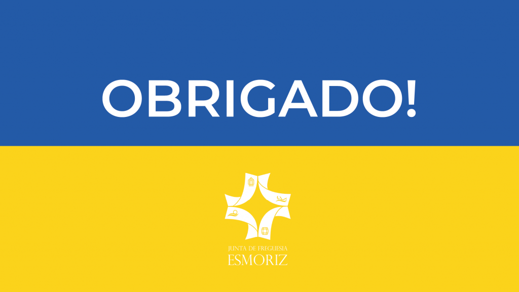 Agradecimento Ucrânia - Esmoriz 2022